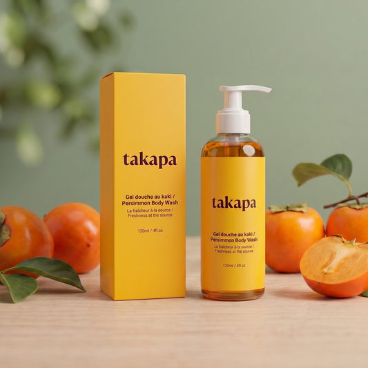 Takapa Gel douche au kaki